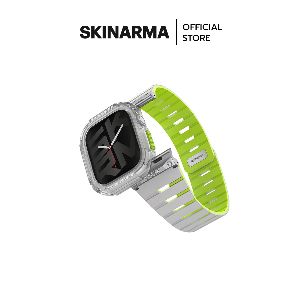 SKINARMA รุ่น Gemini x Atom เคสและสายสำหรับ Apple Watch Series 10/11 (42/46 MM)