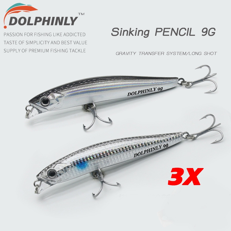 Dolphinly Sinking Pencil 9กรัม เพนซิล 7.5cm