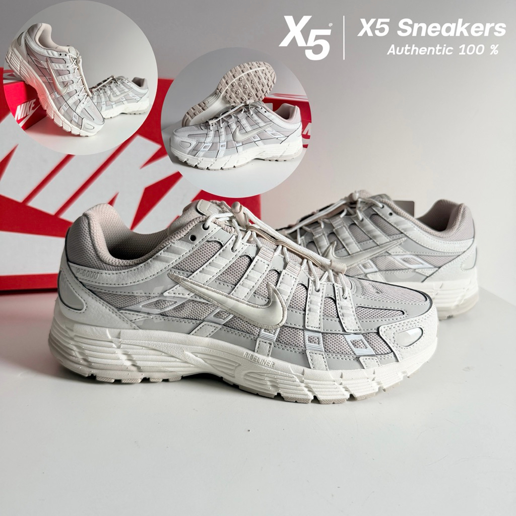 Nike ของแท้ 100% P6000 สีเบจ