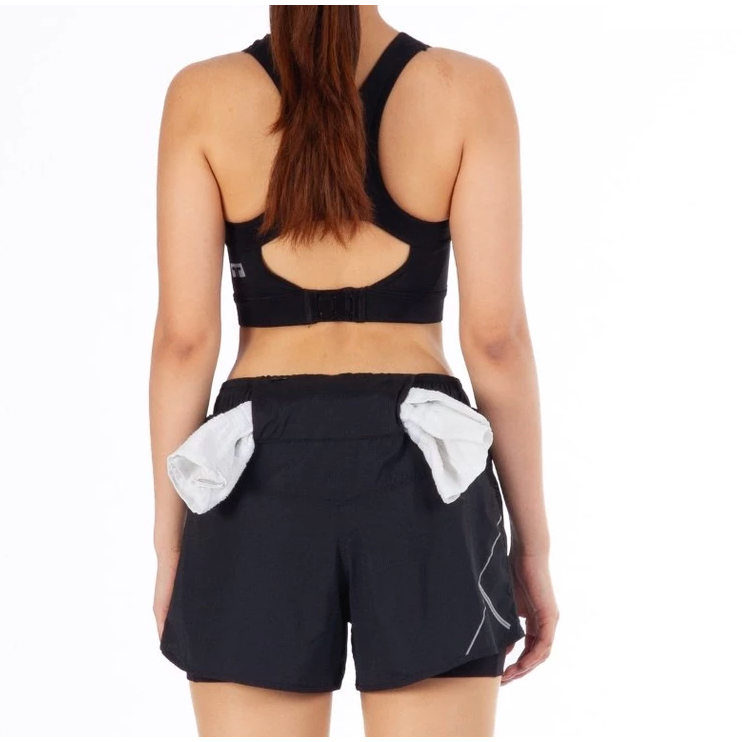 กางเกงวิ่ง size M สำหรับผู้หญิง แบบ 2 ชั้น TRAINING LAB MOTION SHORTS WOMEN'S TL 2-IN-1(ใส่ครั้งเดีย