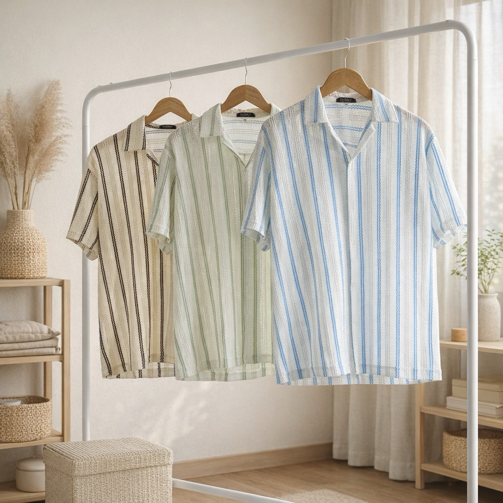 Saiwan เสื้อถักนิตติ้งไหมพรม เสื้อตาข่ายลายใหม่โทนสีพาสเทล