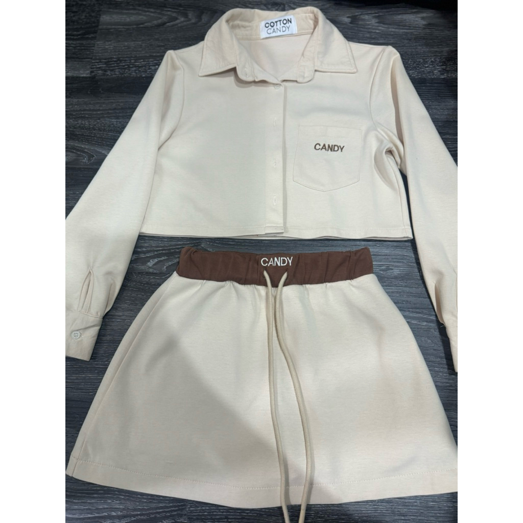 ชุดเซต ผ้าดี ป้าย Cotton Candy มือ2 สภาพดี SM ใส่ได้