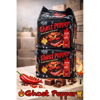 (ถูกที่สุด​ พร้อมส่ง)💥 1แพ็ค มี4ซองย่อย มาม่าผีบอก โกสเปปเปอร์ เส้นดำเผ็ดที่สุดในโลก🔥ซอง 129g