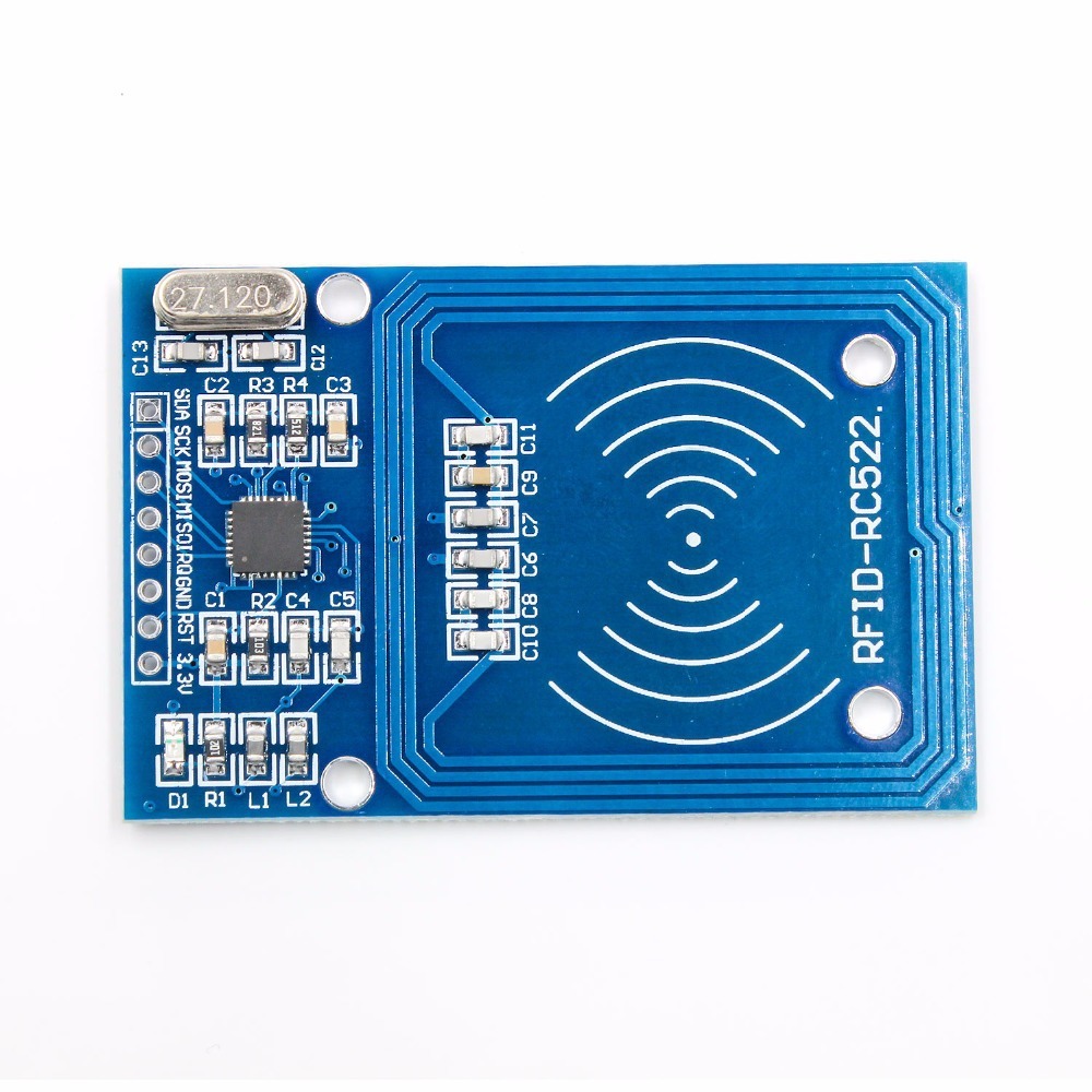 RFID RC522 13.56MHz Module สำหรับ Arduino / ESP32 / Raspberry Pi อ่านบัตร Mifare RFID Reader