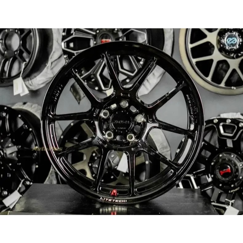 ล้อแม็ก LENSO VENOM V1N litetech ล้อเบา เลนโซ่ ขอบ18 กว้าง 8.5 นิ้ว ออฟ+38 5รู114.3 ราคาต่อวง