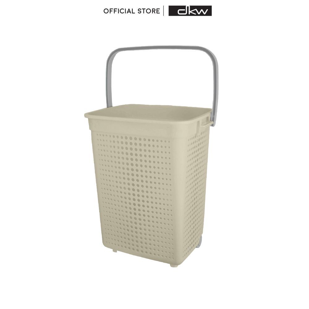 Minimal Around ตะกร้าล้อลาก HH-1226 รับน้ำหนักได้ 20 กก. (มีหลายสี) ตะกร้าผ้ามีล้อ ตะกร้าใส่ผ้ามีล้อ ตะกร้าผ้าใหญ่