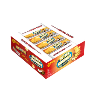 นิสชิน บัตเตอร์ โคโคนัท บิสกิต 32 กรัม x 12 ชิ้น / Nissin Butter Coconut Biscuit 32gx12pcs