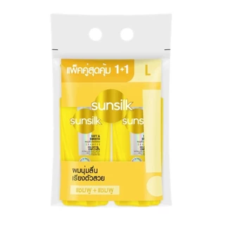 [แพ็คคู่สุดคุ้ม] Sunsilk แชมพูซันซิล +แชมพู/ครีมนวด ขนาด 300-325 มล. ครบทุกสูตร ผมนุ่มลื่น มีน้ำหนัก