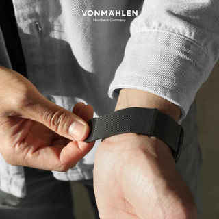 VONMAEHLEN Milanese Loop 2 สาย สำหรับ Apple Watch (40/41/42mm - 44/45/46/49mm) สายนาฬิกา