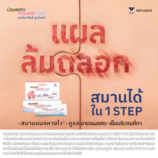 [แพ็คคู่แถมDMT Big Bag] Dermatix Wounds Care 20g เดอร์มาติกซ์ วูนด์ แคร์ ขนาด 20 กรัม ไฮโดรเจลดูแลแผลสด