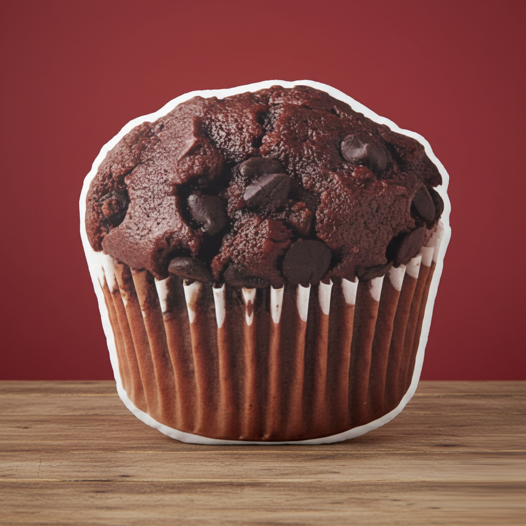 DOLLSY หมอนขนมปัง เบเกอรี่ Bakery 3D Pillow ขนาด 40ซม. หมอนอิง BKYFD2 มัฟฟินช็อกโกแลต