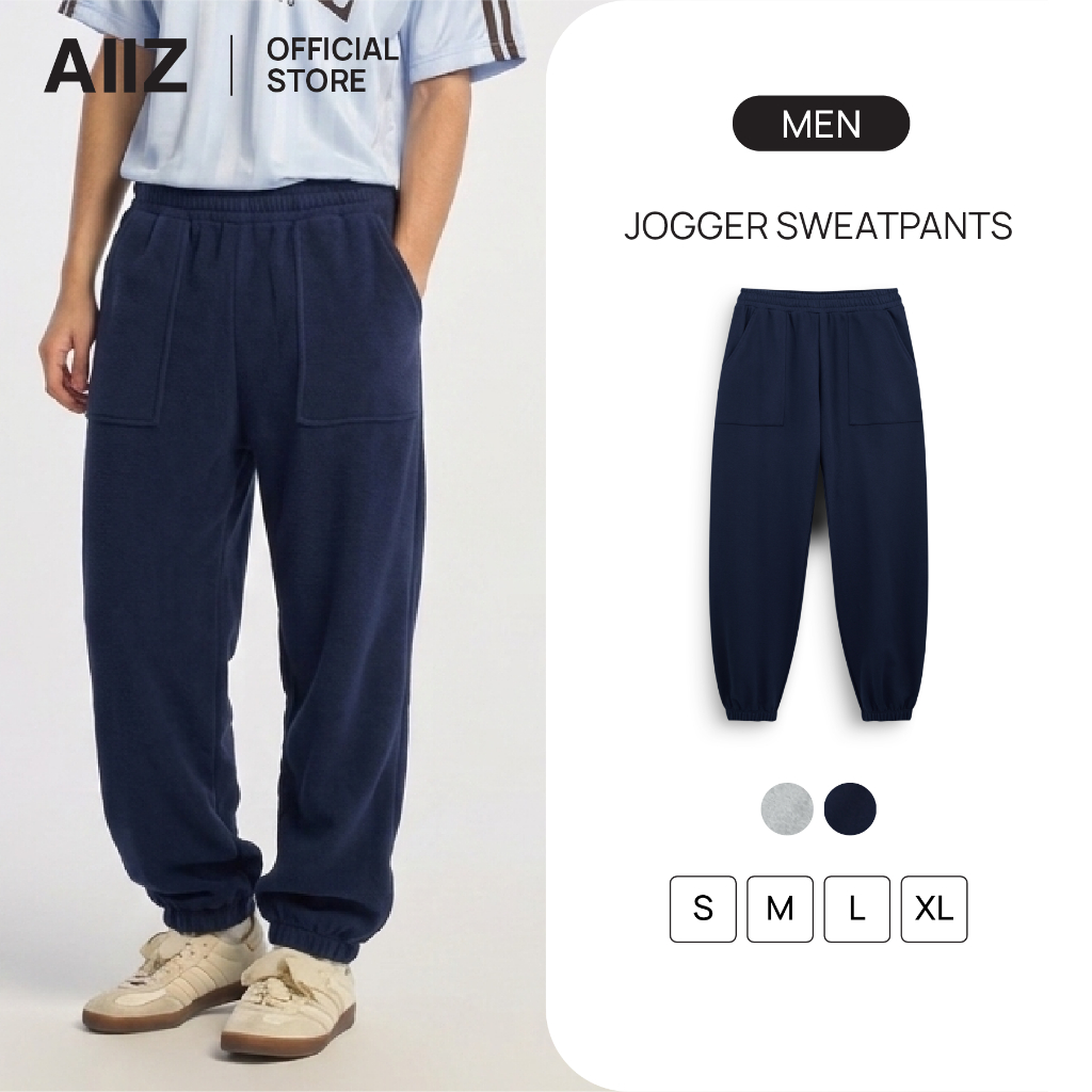AIIZ กางเกงจ็อกเกอร์ผู้ชายผ้าสเวต AIIZ Men's Jogger Sweatpants