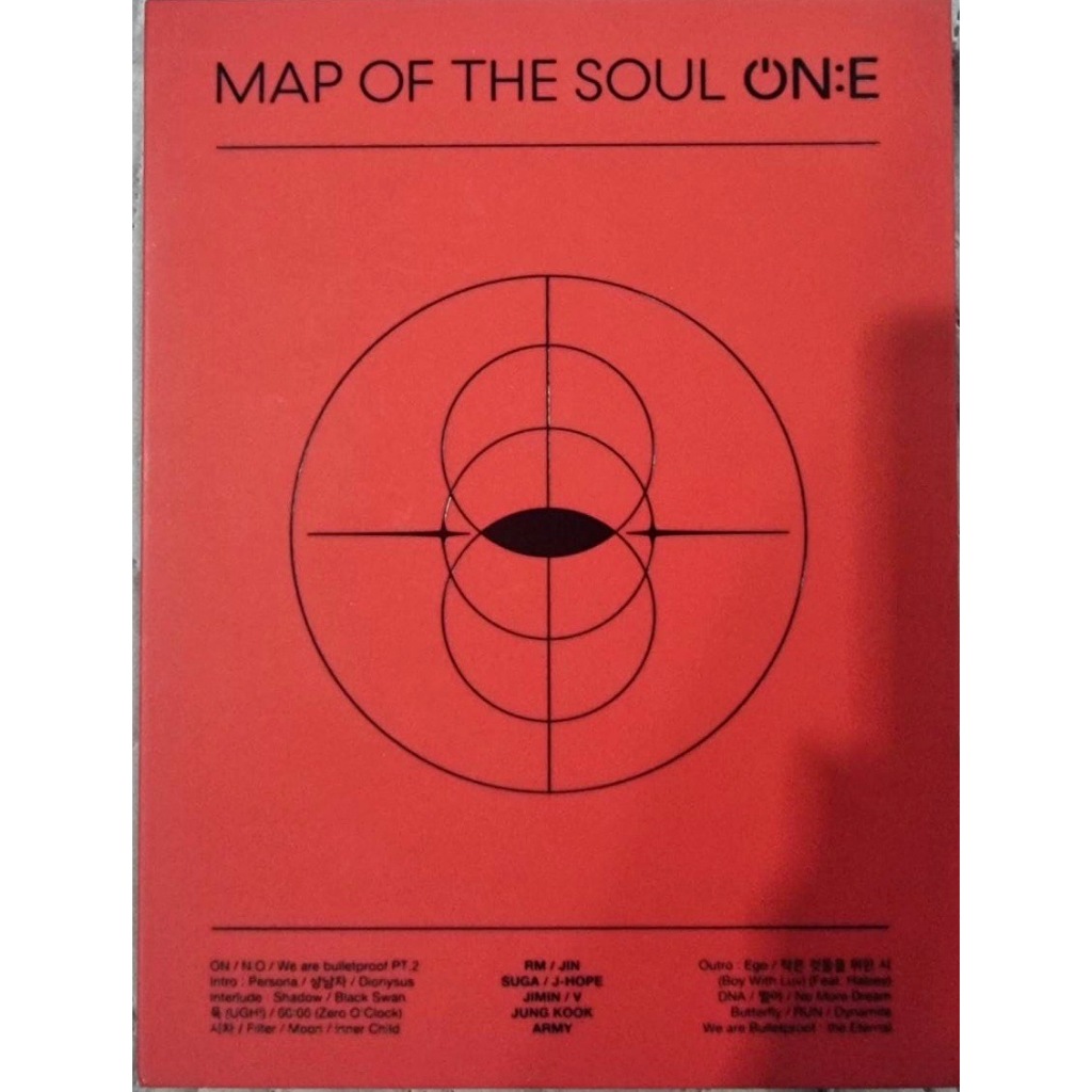 [BTS] BTS MAP OF THE SOUL ON:E DVD