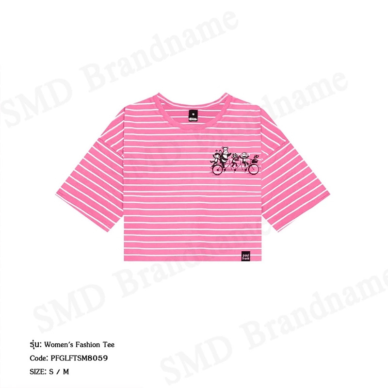 Paul Frank เสื้อครอปผู้หญิง รุ่น Women's Fashion Tee Code: PFGLFTSM8059