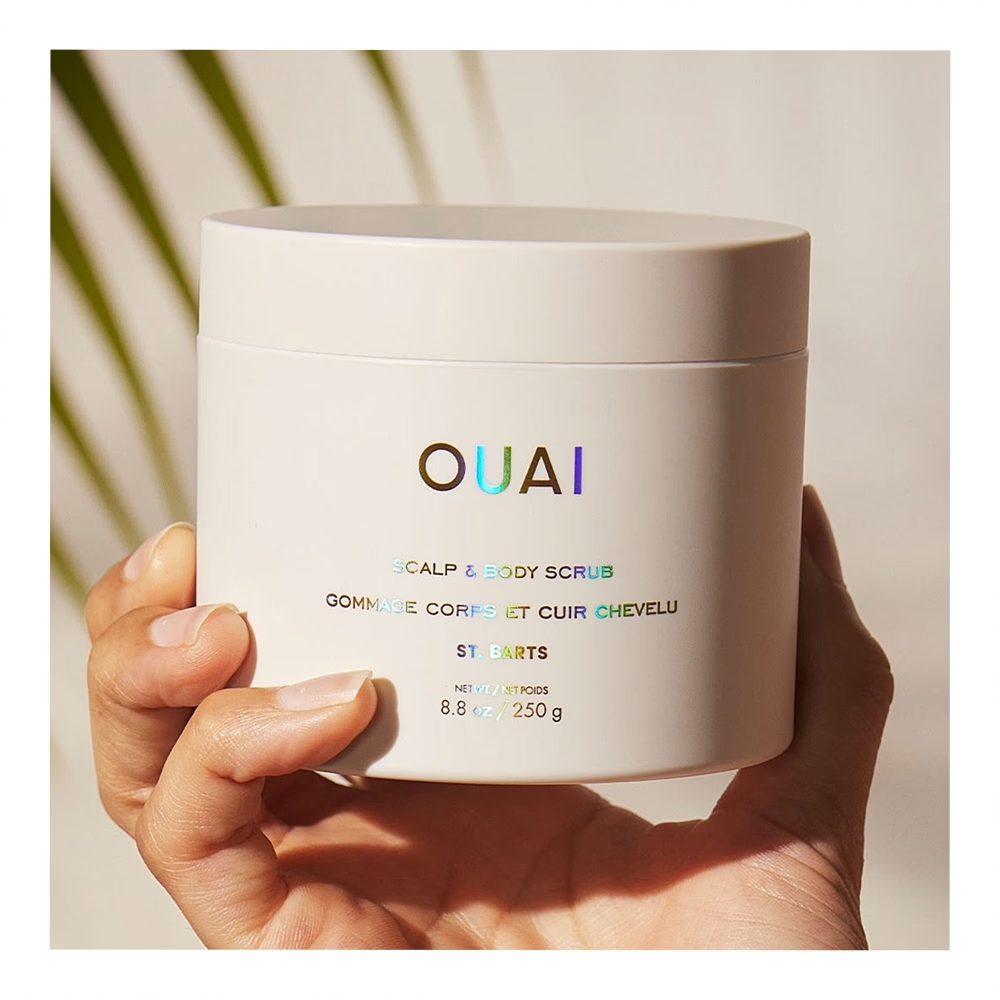 OUAI St. Barts Scalp & Body Scrub 250ml. เซนต์บาร์ต บอดี้ สครับ สำหรับหนังศีรษะ และ ผิวกาย