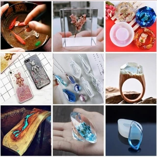 น้ำยาเรซิ่นอีพ๊อกซี่ DIY ง่ายๆ เรซิ่นคริสตัล EPOXY Resin AB