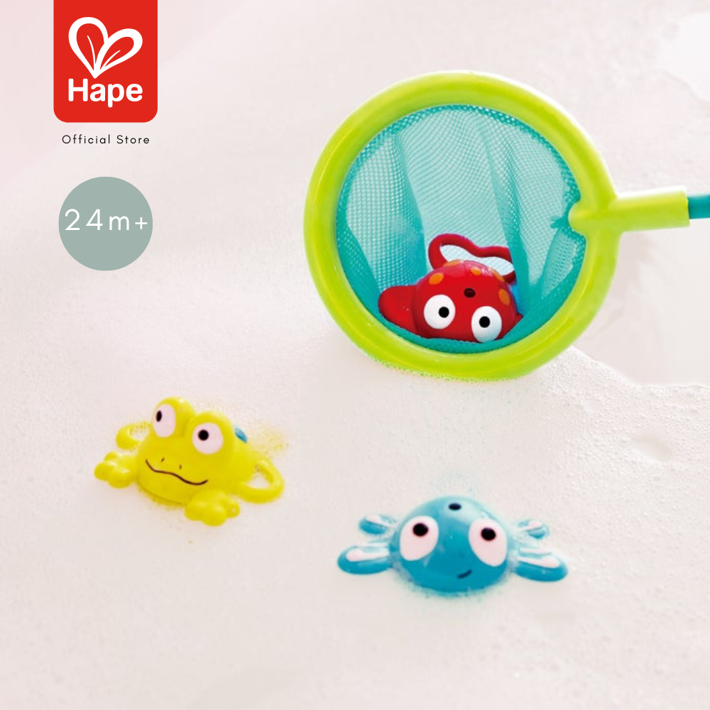 Hape - Double Fun Fishing Set Mainan Mandi Set Pancing Ikan 24M+ gambar 4