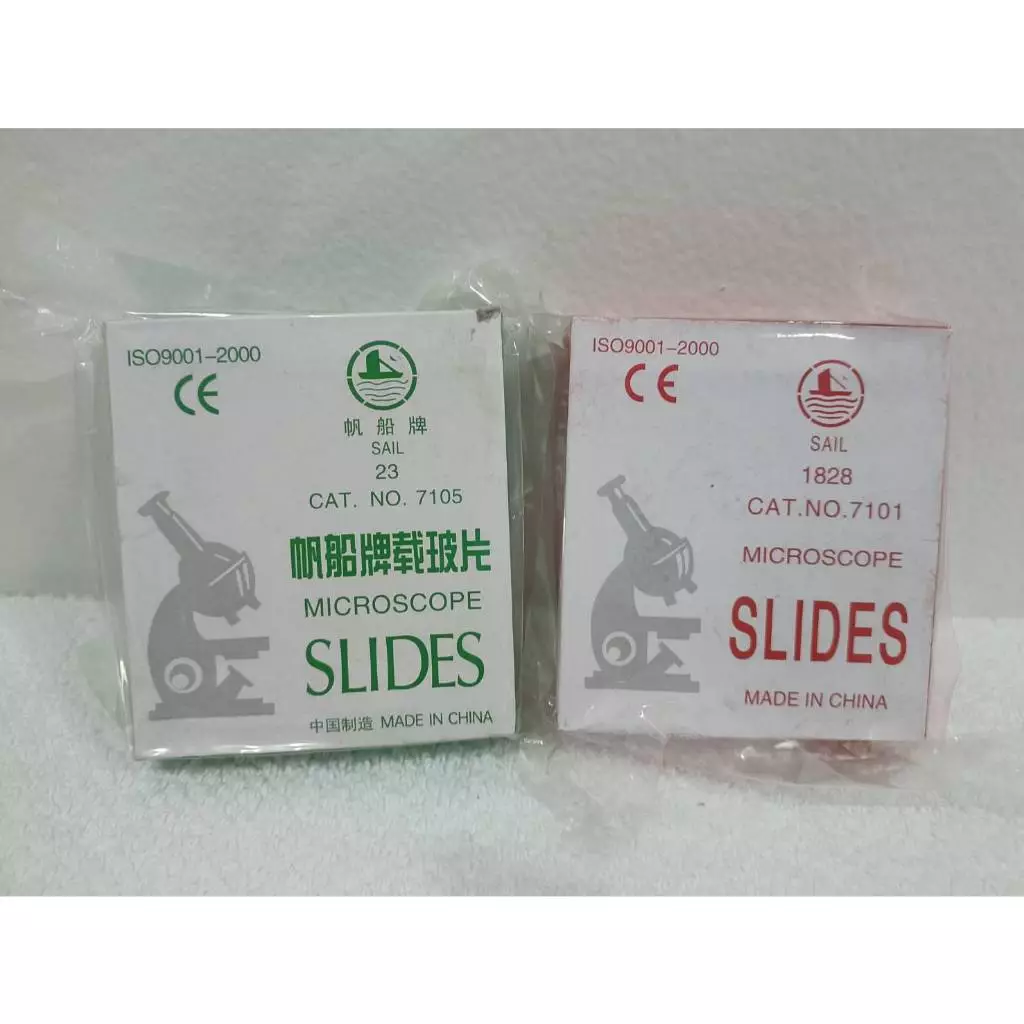 กระจกสไลด์ Microscope Slides Microscope Slide อุปกรณ์วิทยาศาสตร์ กระจกกล้องจุลทรรศน์ แผ่นสไลด์