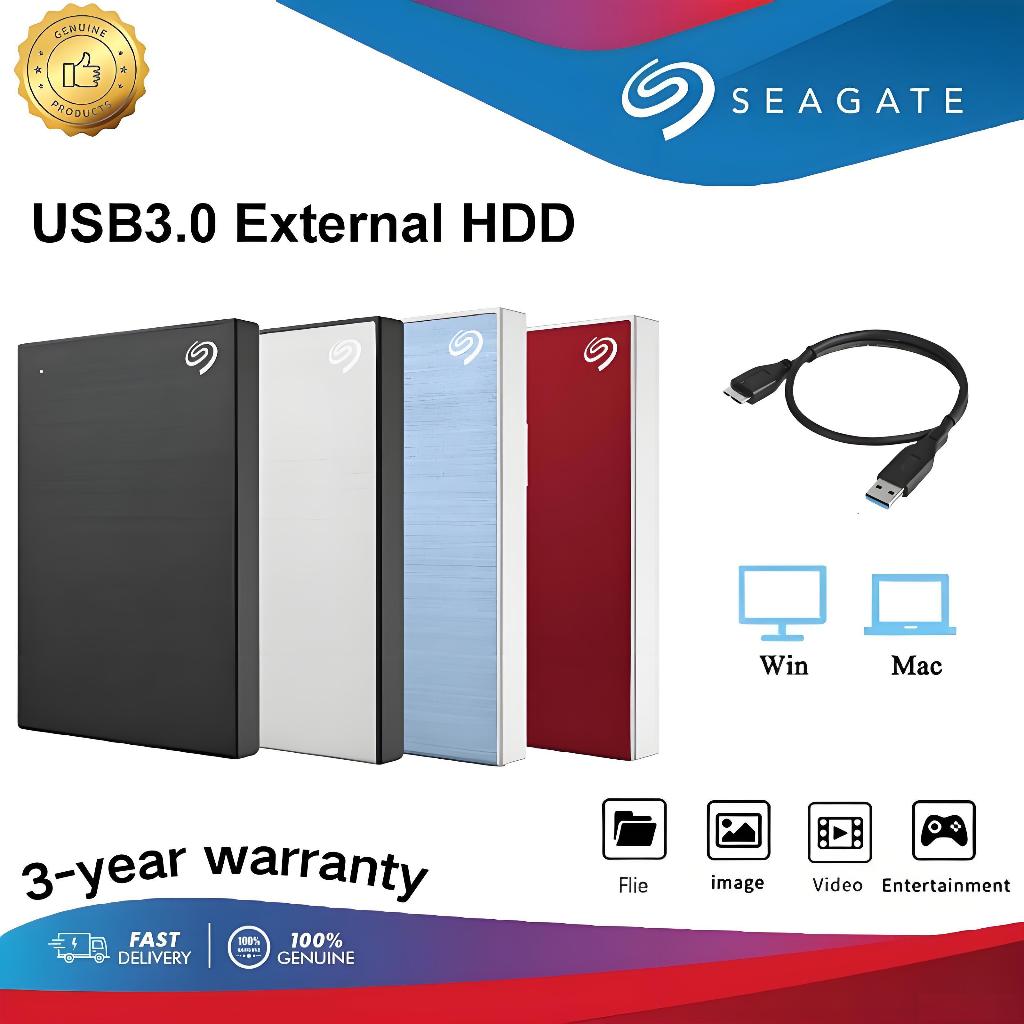 【จัดส่งตลอด 24 】1TB/2TB/4TB One Touch HDD Portable hard drives 2.5'' External Hard Disk USB3.0