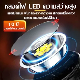 ไฟฉายสปอตไลท์ ไฟฉาย led ไฟฉายแรงสูง ชาร์จพลังงานแสงอาทิตย์ ไฟ ฉาย100000 Lumens มีไฟด้านข้าง+ไฟแสดงระดับแบต4ระดับ