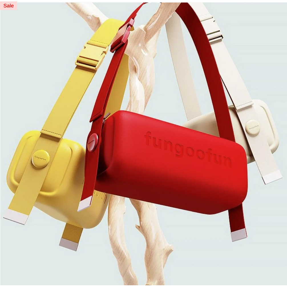 FUNGOOFUN F527- กระเป๋าสะพายข้างสไตล์ Van Gogh style sports crossbody Bag เท่ห์ สไตส์ลูกคุณ น้ำหนักเบา