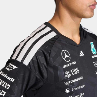 เสื้อยืดผู้ชาย Mercedes-AMG Petronas F1 Team Driver 2026 สีดำ