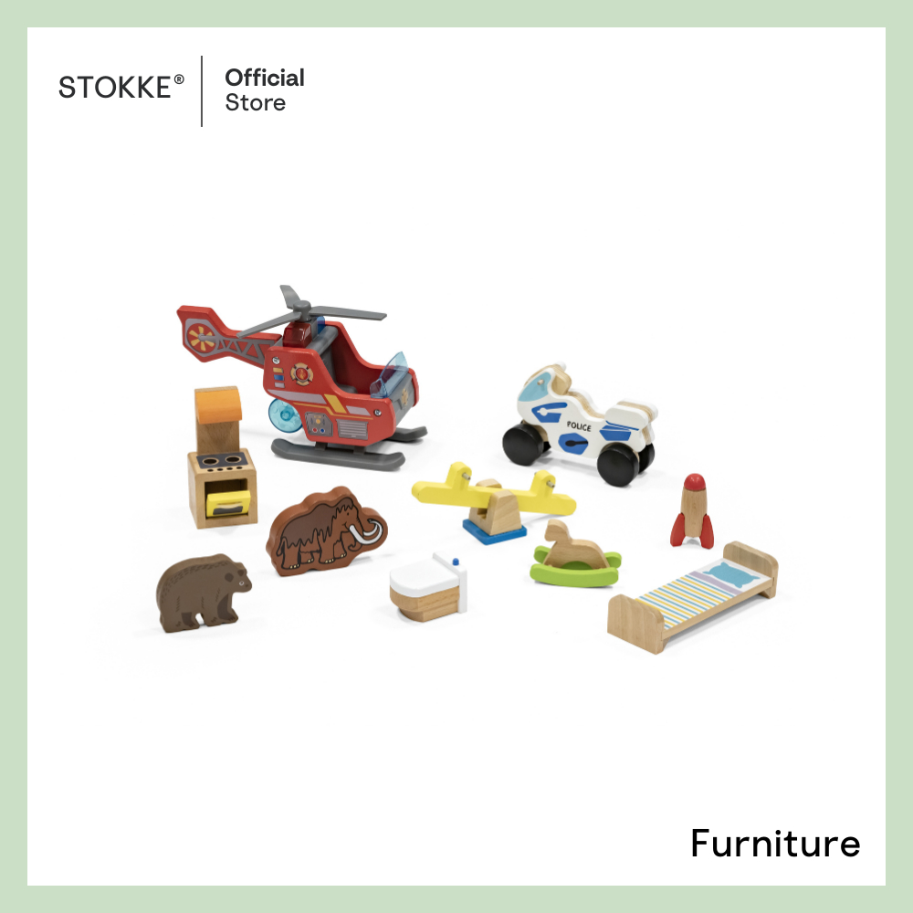 Stokke® Mutable™ Play House Toy ألعاب أثاث ودمى لبيت الدمى Mutable™ Play House صورة 4