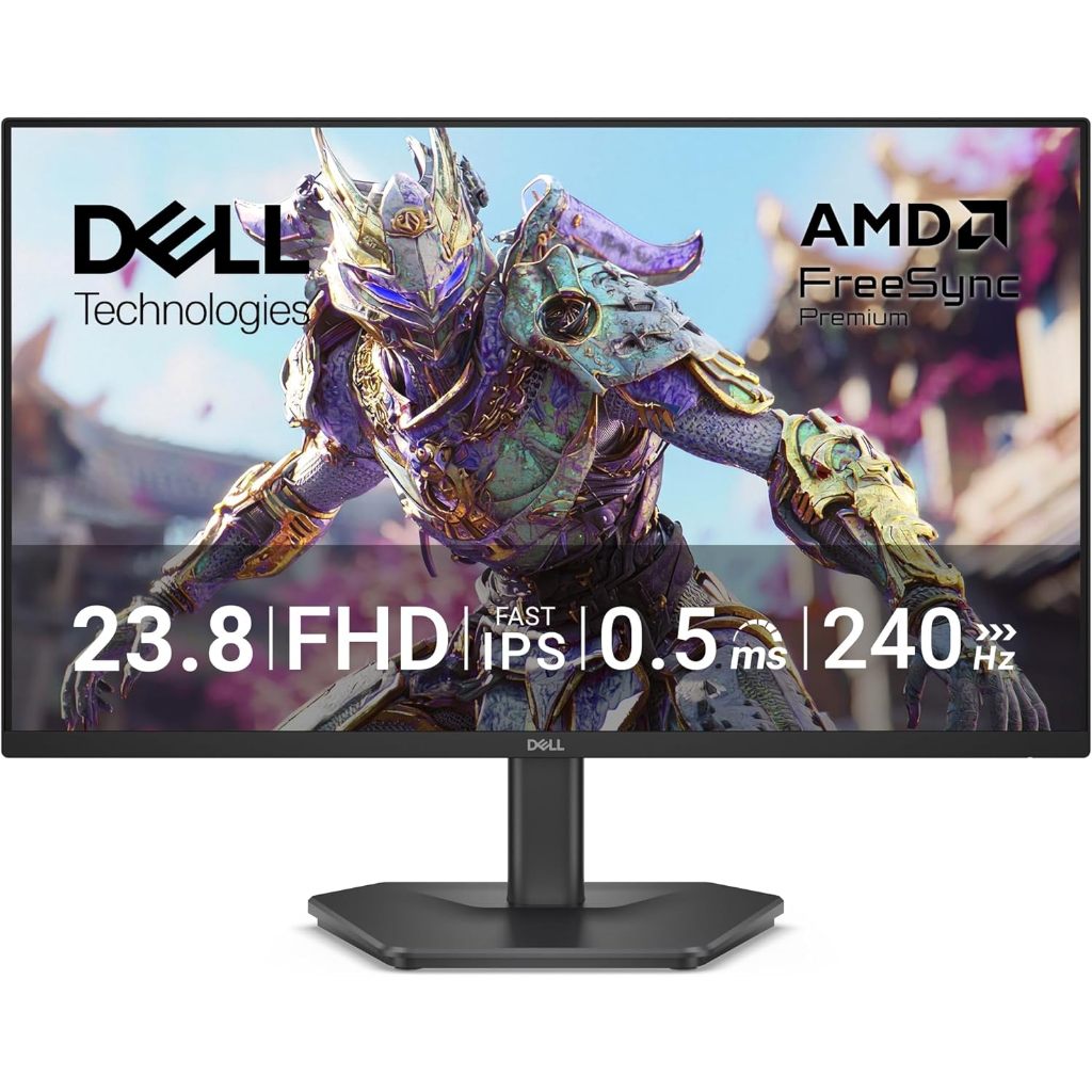 Dell 24 240Hz Gaming Monitor - SE2426HG - 23.8-inch FHD (1920x1080), 240Hz, FreeSync™ Premium, 2X HDMI, DisplayPort 1.4