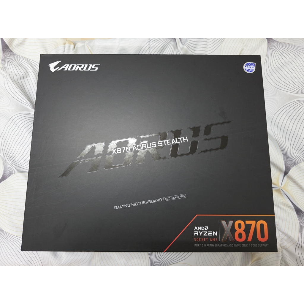 GIGABYTE X870 AORUS STEALTH สีดำ