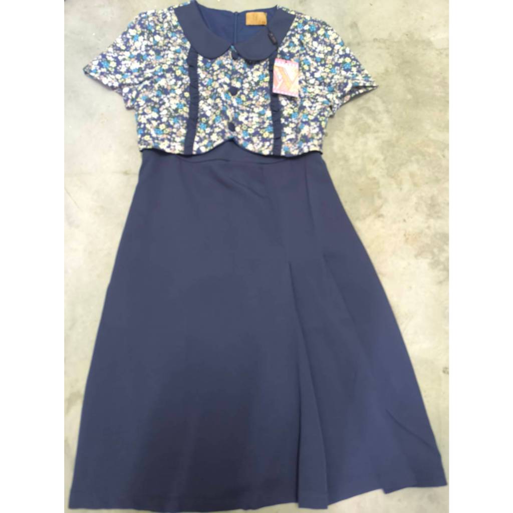 เดรสมือ 1 ป้าย lamer lamai ป้ายติดไซ s อก 32 เอว 26 สะโพก 36 ยาว36