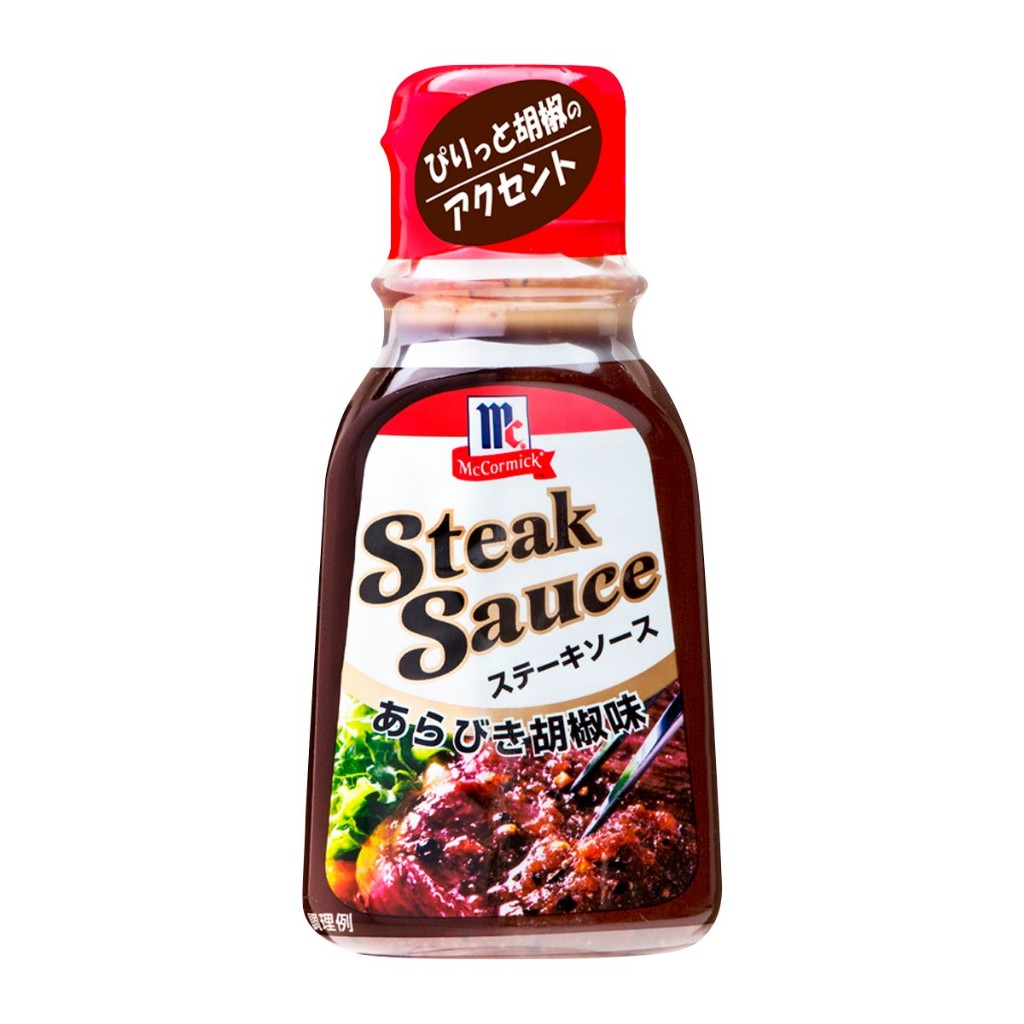 สเต็กซอสผสมพริกไทยดำ ตรา แม็คคอร์มิค 235 กรัม Mccormick Steak Sauce Black Pepper 235 g.
