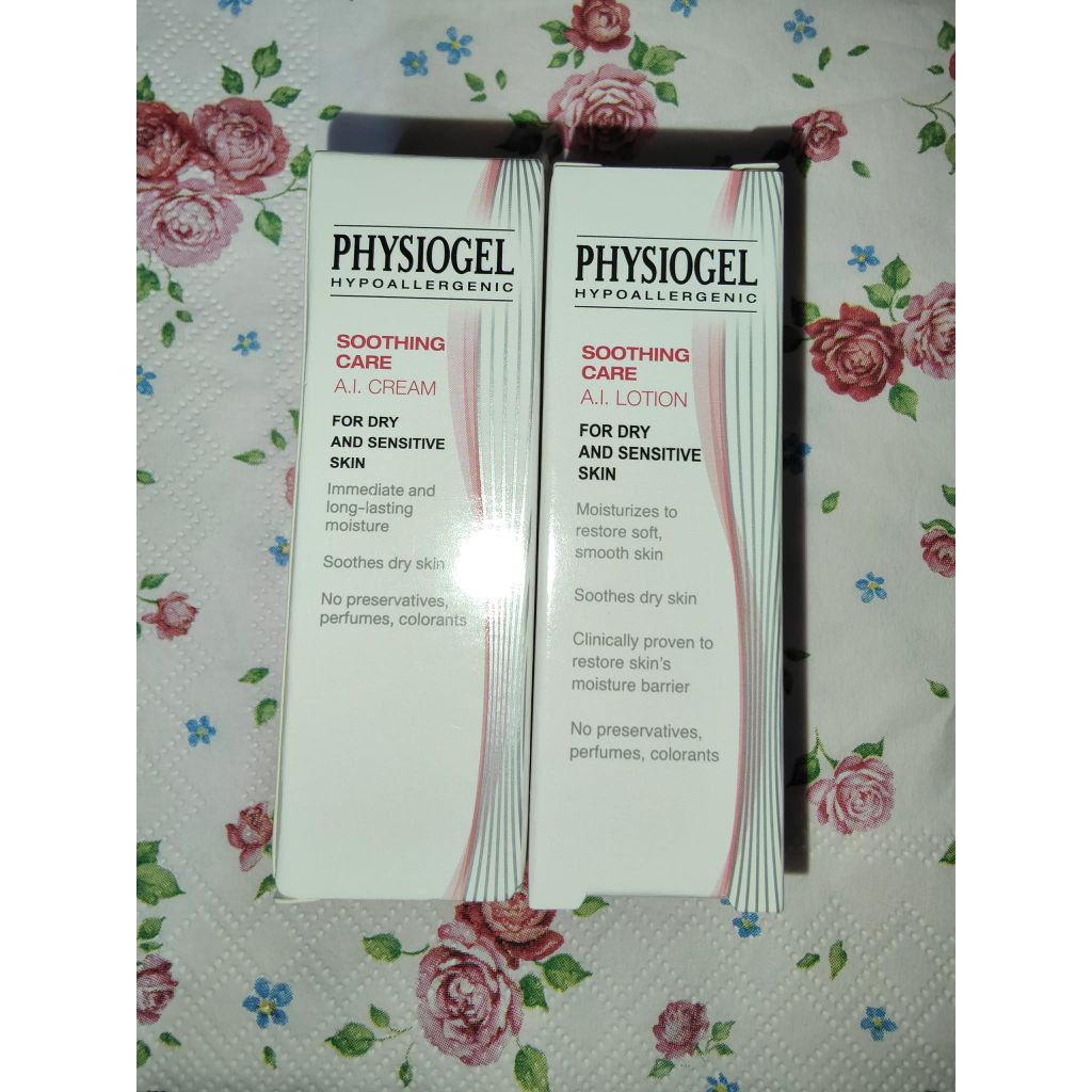 PHYSIOGEL HYPOALLERGENIC SOOTHING CARE AI CREAM 10ml /PHYSIOGEL SOOTHING CARE A.I. LOTION 10ml ฟิสิโ