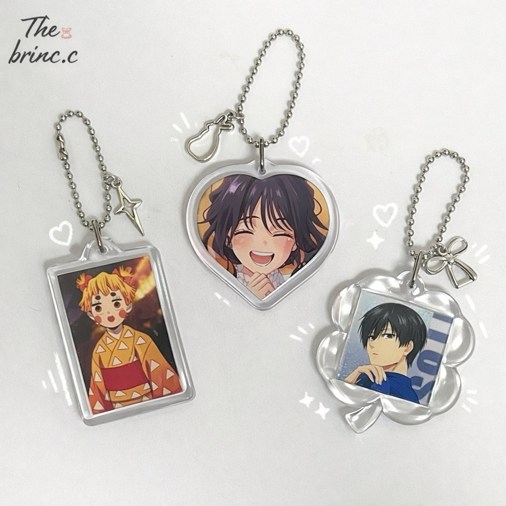 พวงกุญแจรูปภาพ | picture keychain 🎀✨❤️