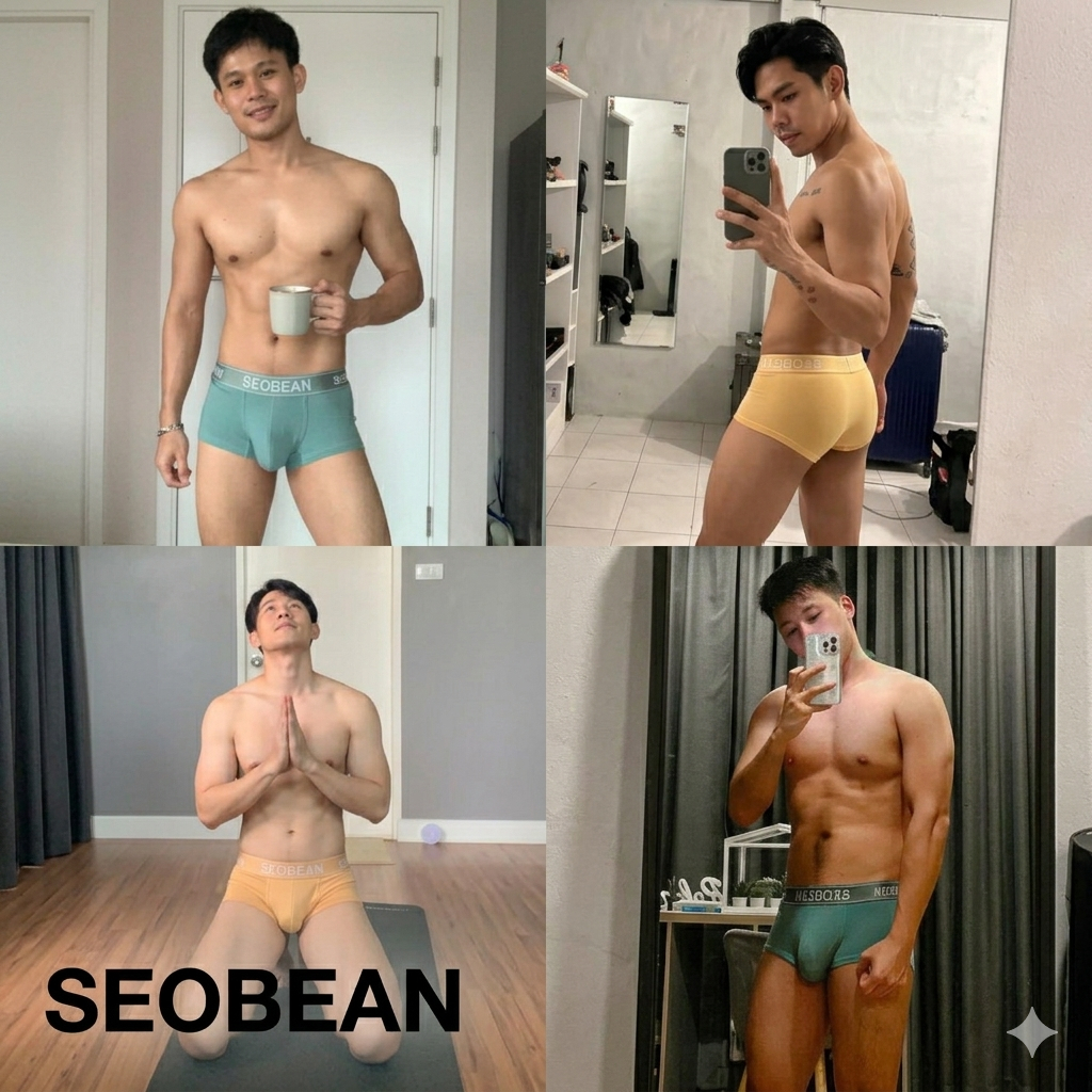 ‼️ 🔥‼️กางเกงชั้นใน#บ็อกเซอร์ boxer แบรนด์ #SEOBEAN UConvex#ขายดี‼️ 🔥‼️