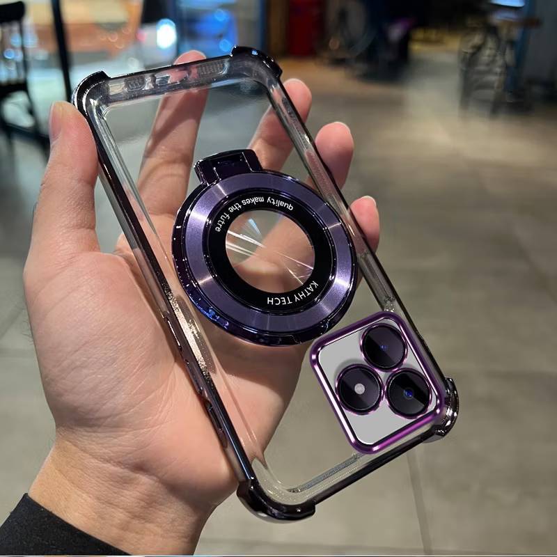 เคสใสขอบสี ส่งด่วน สำหรับ VIVO Y21 Y21S Y33S Y33T T1X กระกันแทก4มุม ขอบสี หรูหรา Q3