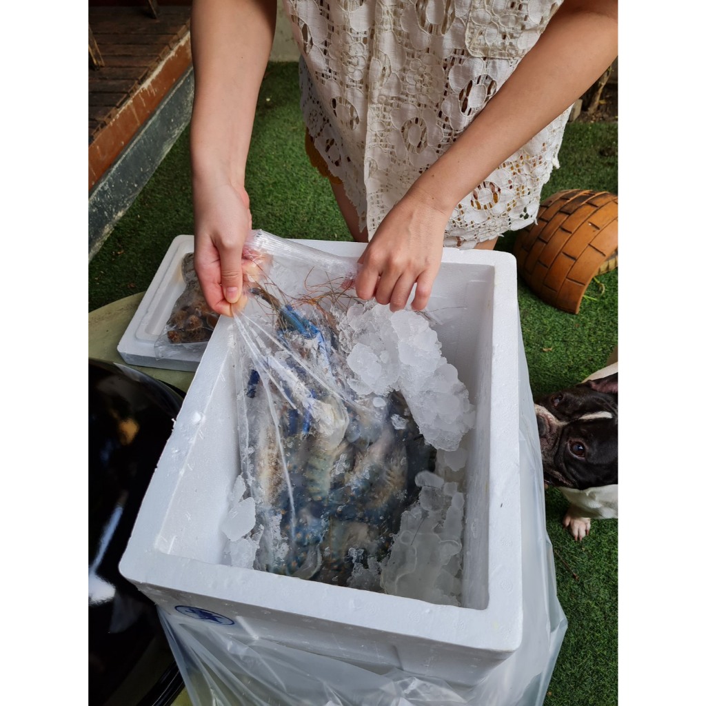 กุ้งก้ามกราม ไซส์ S M L การันตีความสด บรรจุแพ็ค 1 กิโลกรัม