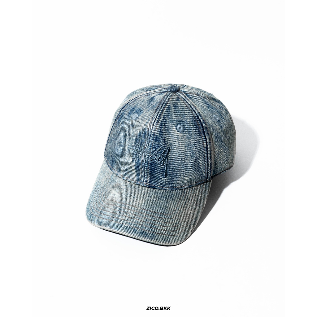 Stussy Low Profile Denim Strapback Cap