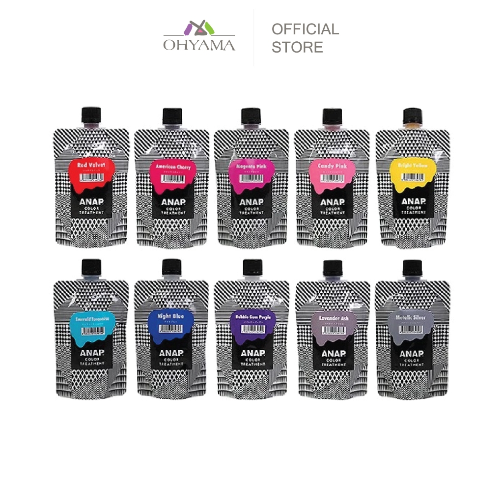 ANAP HAIR COLOR TREATMENT อแนป ทรีทเม้นท์ย้อมสีผม มี 10 สี+ทรีทเม้นท์