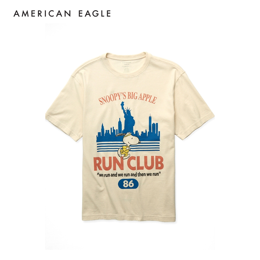 American Eagle Running Club Graphic T-Shirt เสื้อยืด รูปที่ 3