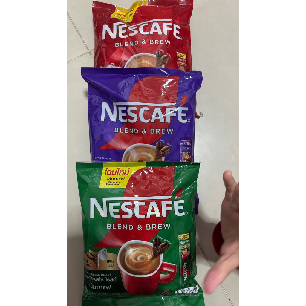 เนสกาแฟ3in1 16,18,20ซอง มีให้เลือกหลายรสชาติ