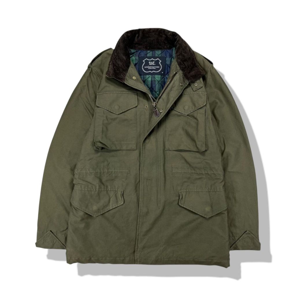 Undercurrent Global Work Parka Hooded Jacket(M) มือสอง รอบอก 43”