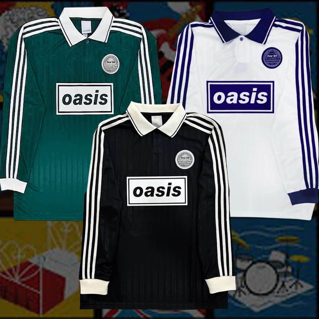 เสื้อ oasis เสื้อโปโลแขนยาว โอเอซิส Live '25 รวม 2 สี ไซส์เอเชีย S-2XL