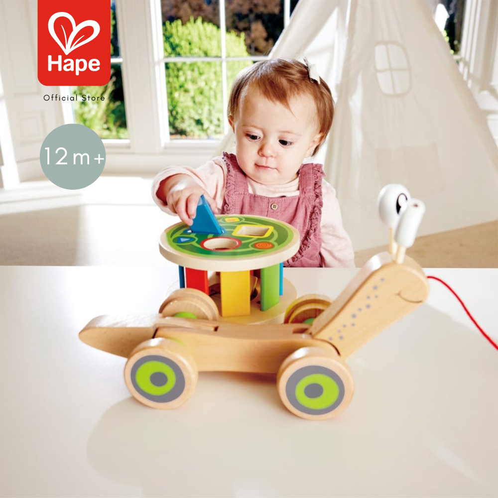 Hape - Walk-A-Long Snail ของเล่นลากจูงหอยทาก 12M+ รูปที่ 3