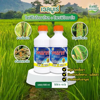 เจนนาเร่ ตัวแทนอามูเร่ (ขนาด500ml) ไดฟีโนโคนาโซล+โพรพิโคนาโซล 1 ขวดใช้ได้5-10ไร่ ร้านชัดเจนการเกษตร