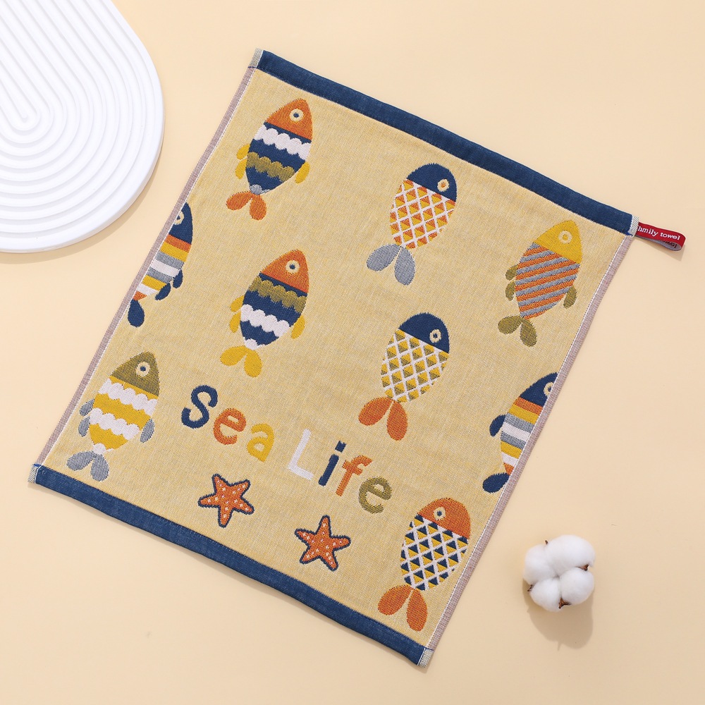 ผ้าเช็ดตัว Face Towel ผ้าขนหนูสแควร์ ผ้าเช็ดหน้า Breathable Cotton yarn 34x40cm ผ้าขนหนูผ้าฝ้าย