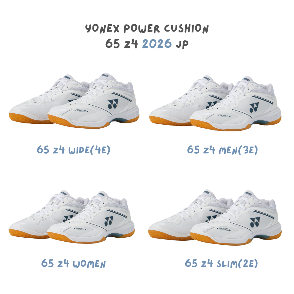 (Pre-Order) รองเท้าแบดมินตัน Yonex รุ่น POWER CUSHION 65 Z4 2026