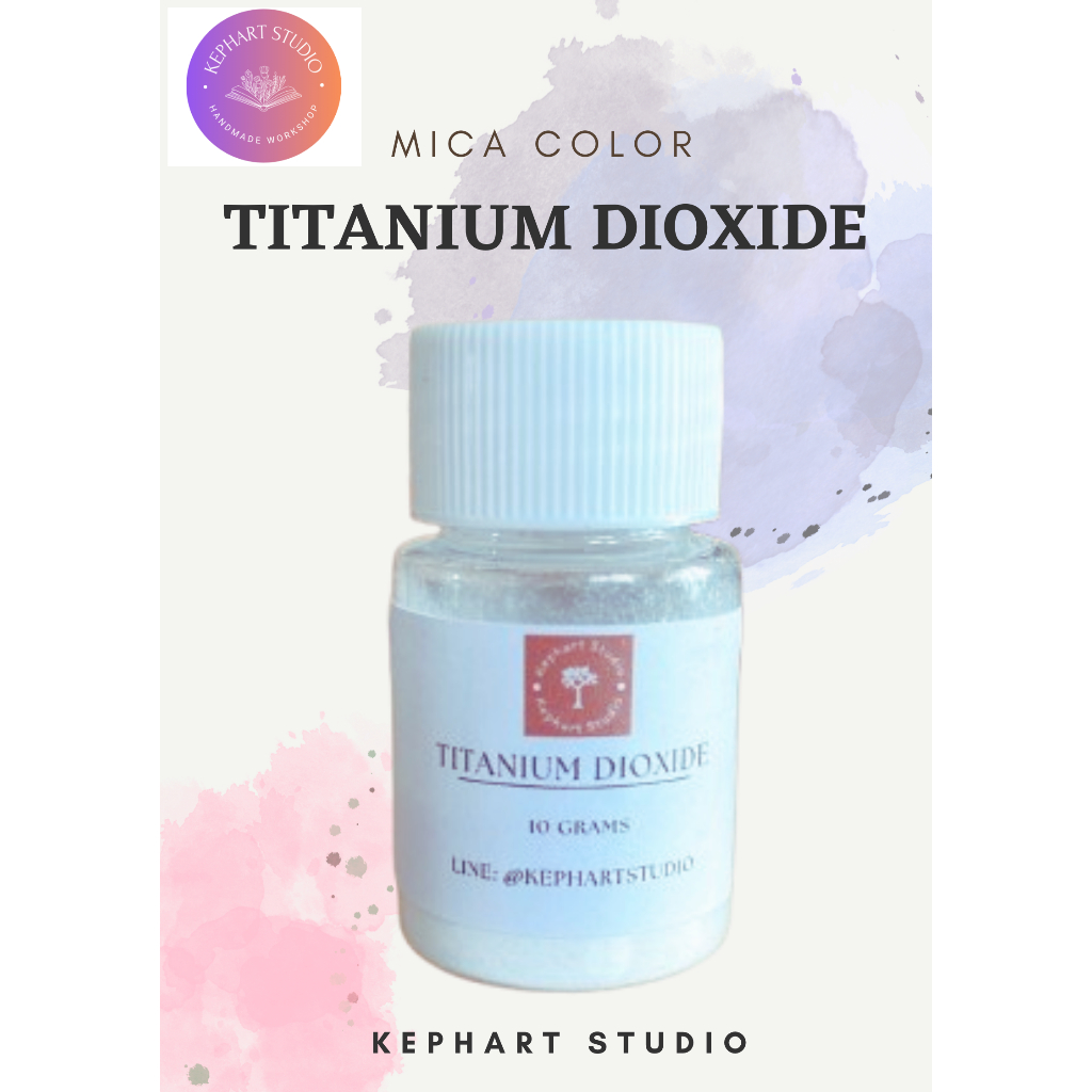 Titanium dioxide สำหรับใส่สบู่เพื่อให้สีขาว