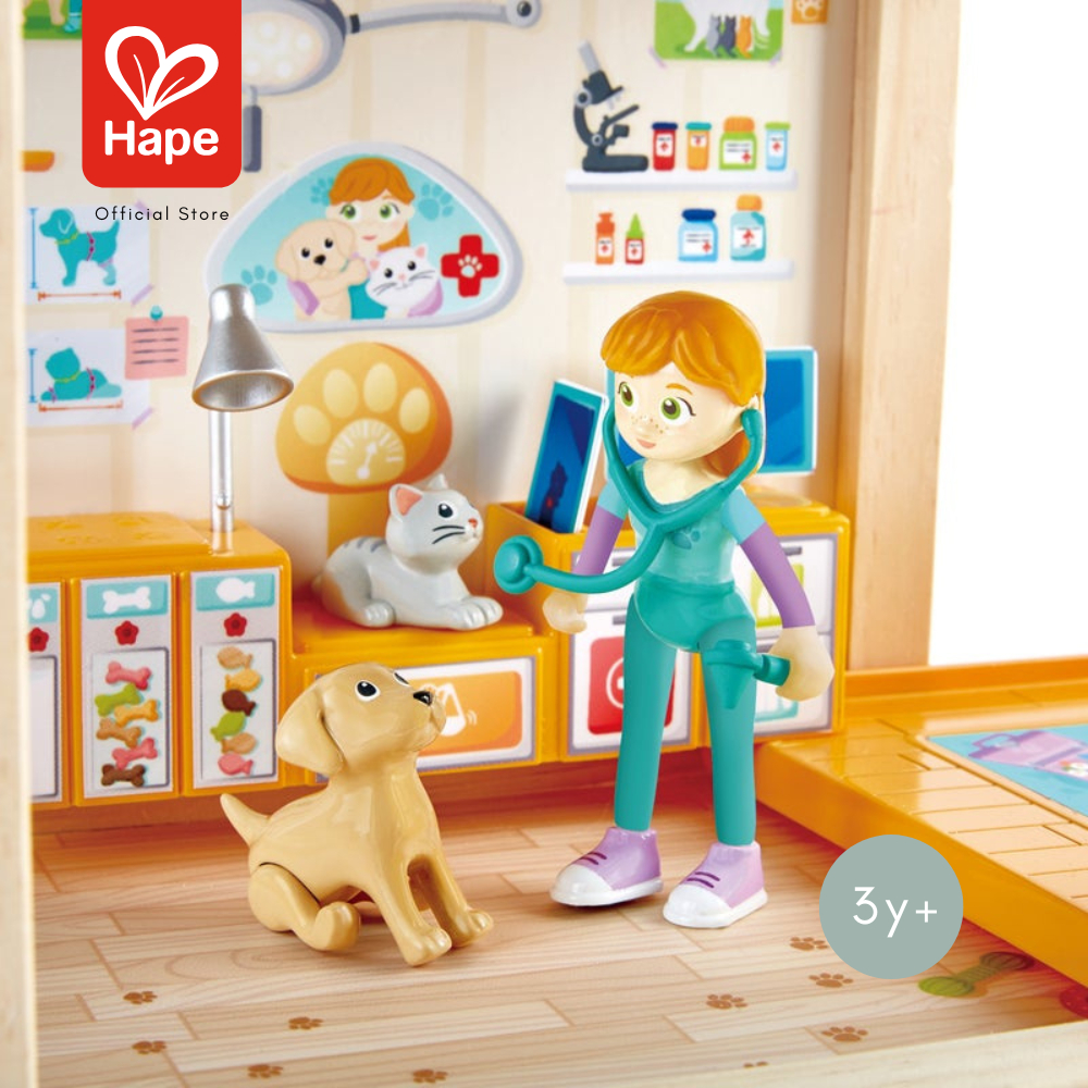 Hape - Furry Friend Vet Set         คลินิกรักษาเพื่อนขนปุย        3Y+ รูปที่ 5