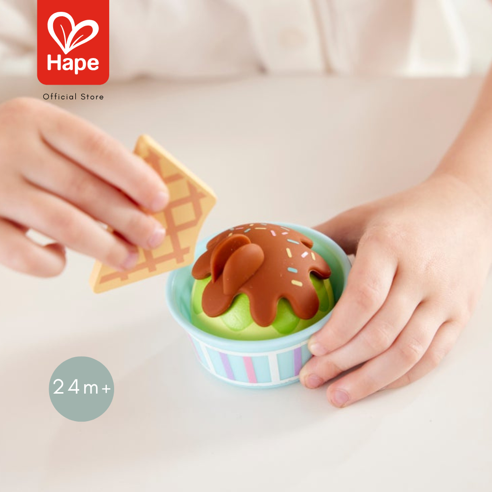Hape Ice Cream Set	ของเล่นชุดตักไอศกรีม	24M+ รูปที่ 5