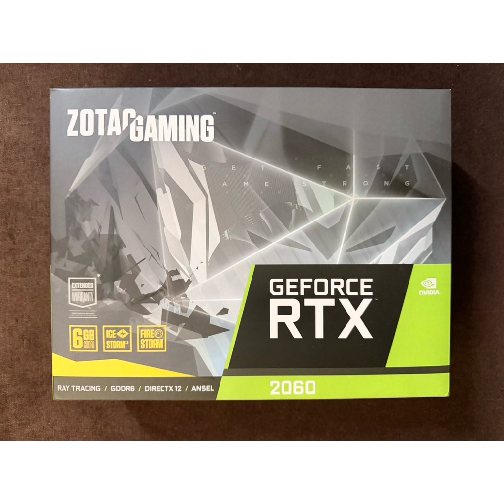 กล่องการ์ดจอ zotac gaming rtx 2060